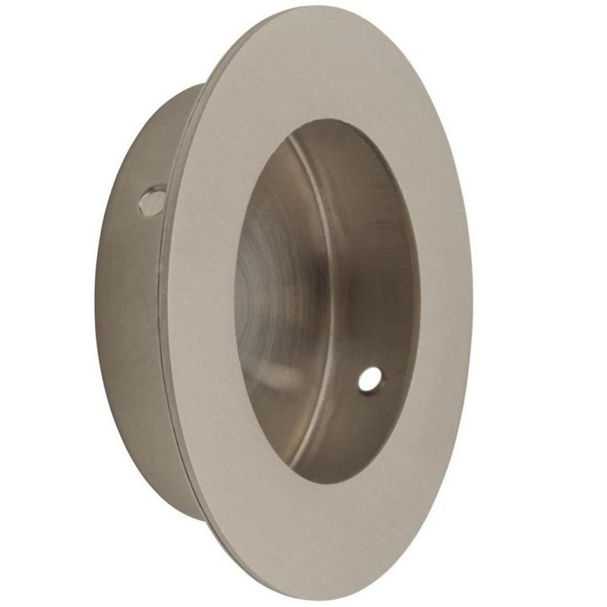 Úchytka pre posuvné dvere Inox Ø65 mm okrúhla
