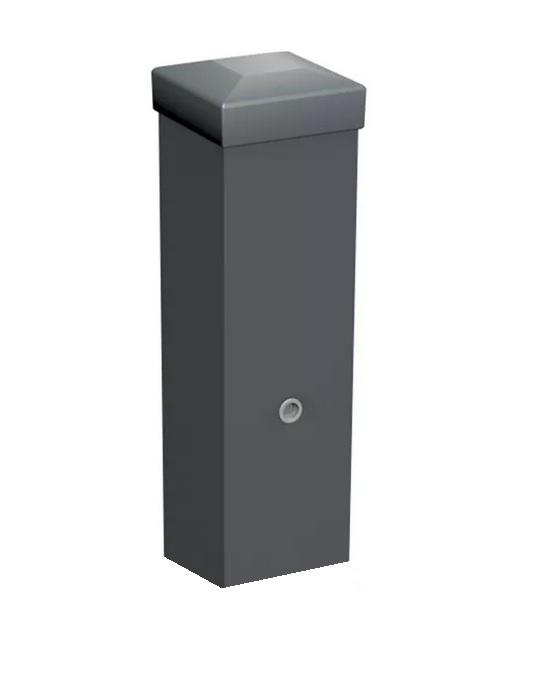 E-shop Stĺp na brány 10x10 220cm RAL7024