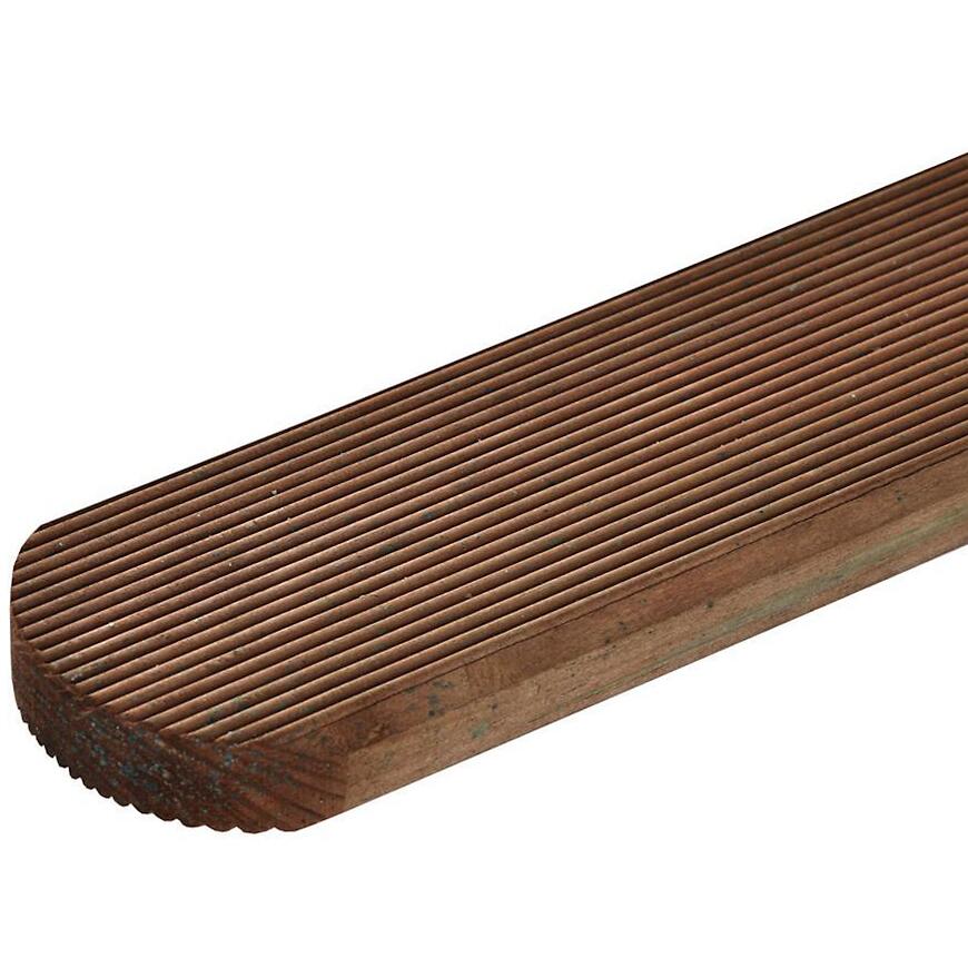 E-shop Plotová doska hnedá 2x9x180 cm
