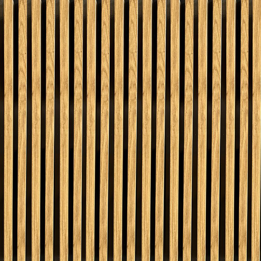 Dekoračná lamelova lišta 3D slim Dub Natur 19x29x2750mm