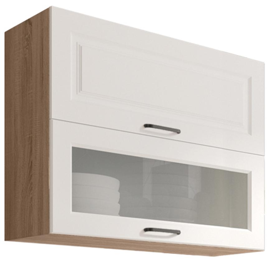 Kuchynská skrinka Smart 42g Sonoma/Biely Mat