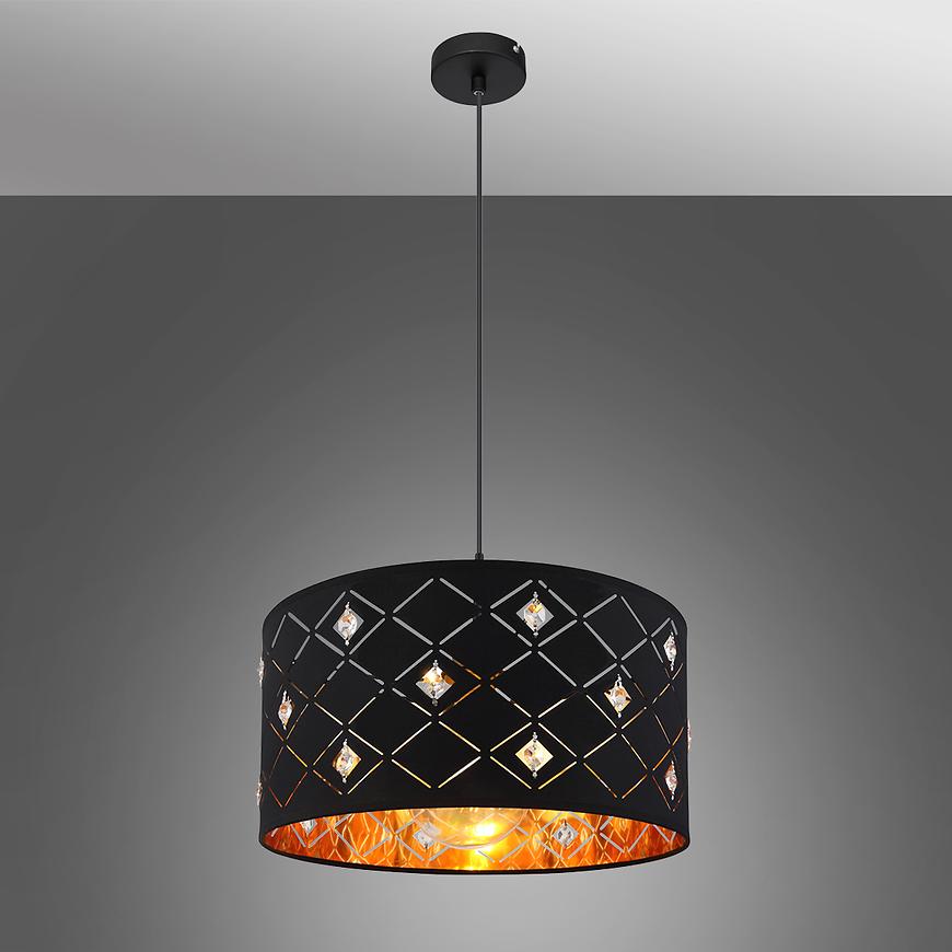 Luster 15448H LW1 čierno-zlatý