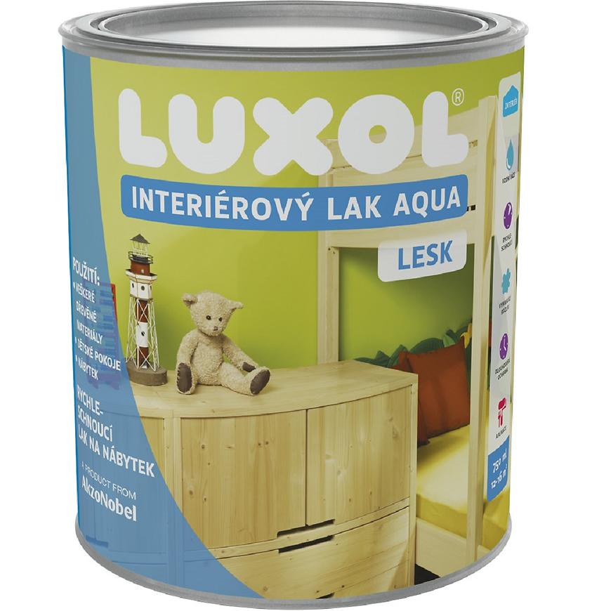 E-shop Luxol Interiérový Lak Aqua Lesk 0,75l