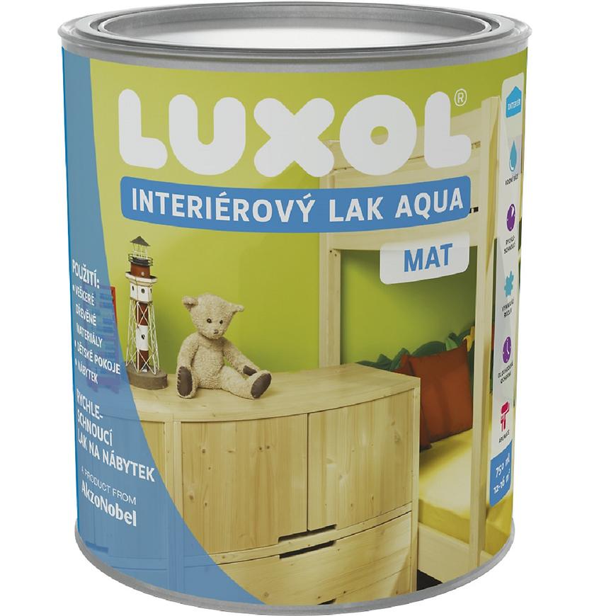 E-shop Luxol Interiérový Lak Aqua Matny 0,75l