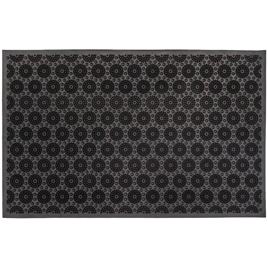 Rohožka Pin Mat 58x36,5 cm kolieska čierna