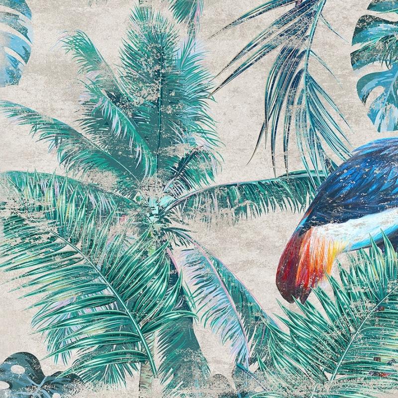 Gresový obklad Dekor Mural 60/60 Birds 3/4