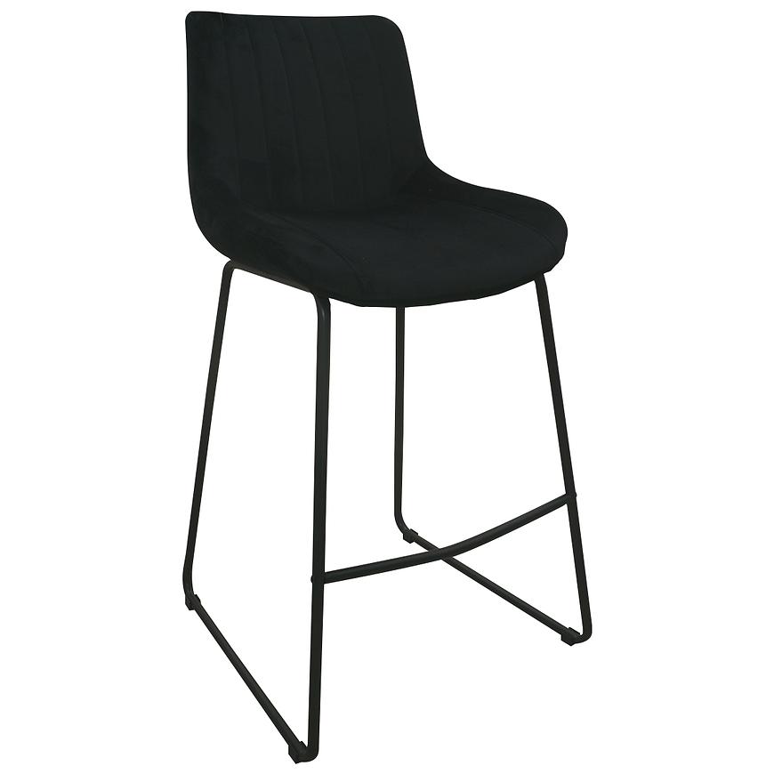 Barová stolička 2-184a Black Velvet