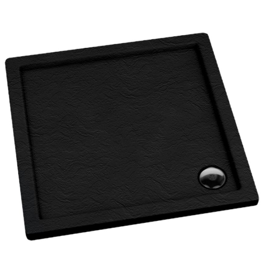 Vanička štvorcová Black Stone 80x80x5 Espera AQM260CST