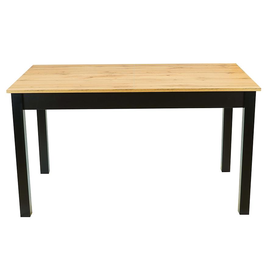 Rozkladací stôl St30 Jarek 120/160x70cm dub wotan nohy cierne