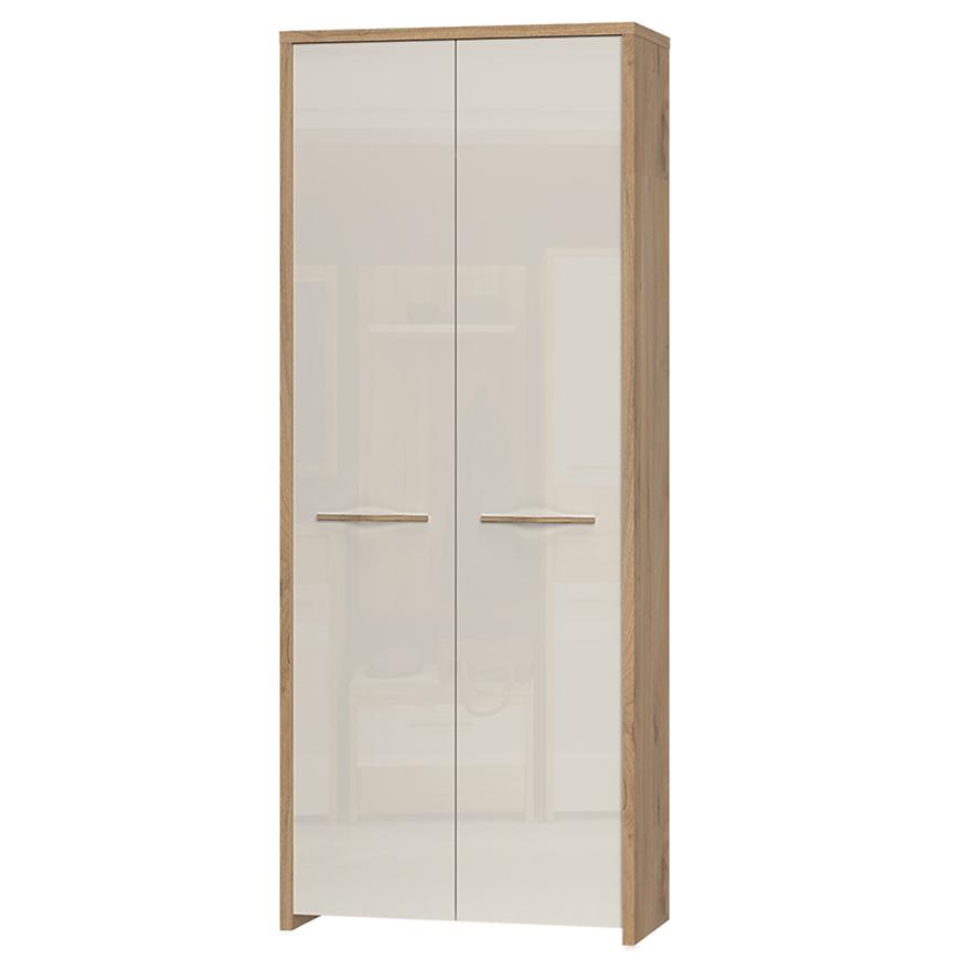 Skriňa 2d Gala V2 lakovaná Pacific Walnut/Beige