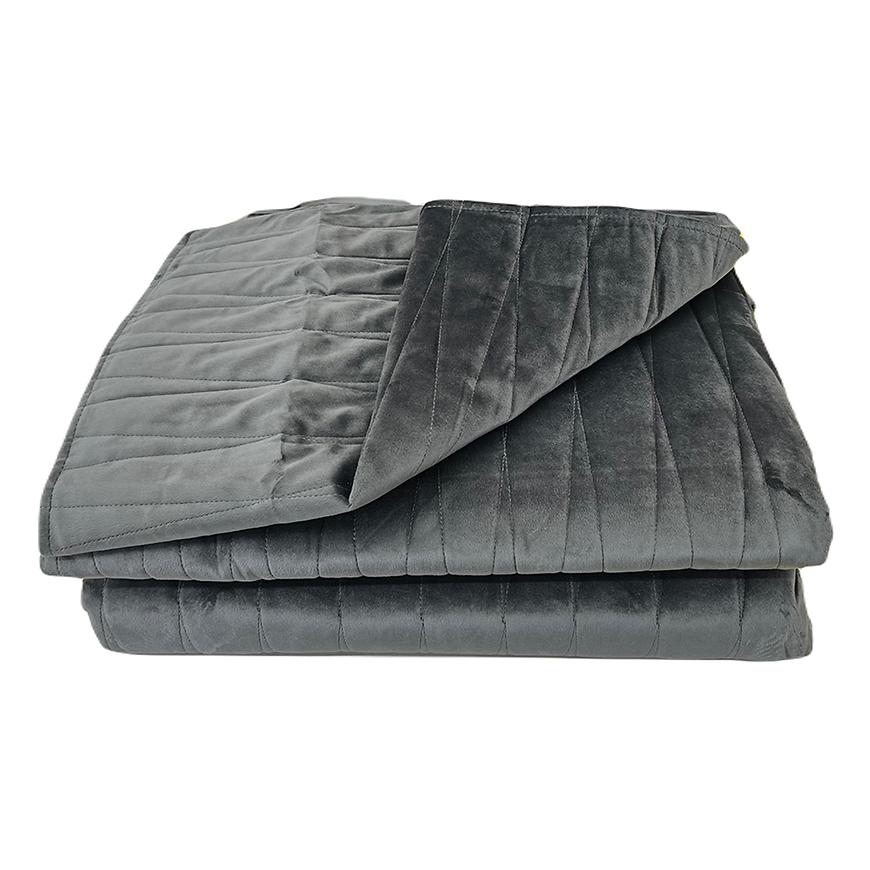 Prikrývka na posteľ Lido 170x220 antracit Merkury Home