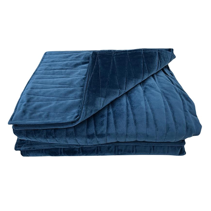 Prikrývka na posteľ Lido 170x220 indigo Merkury Home