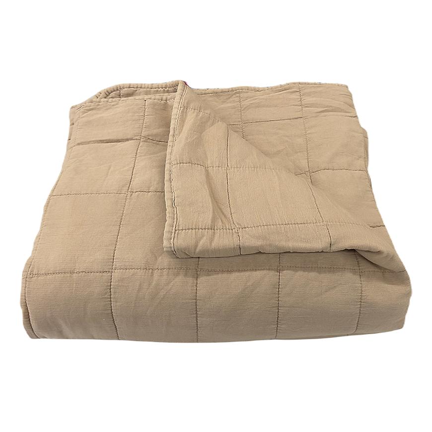 Prikrývka na posteľ Juni 170x220 béžová Merkury Home