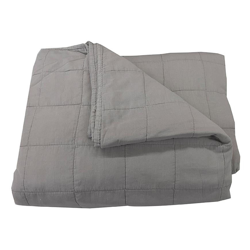 Prikrývka na posteľ Juni 170x220 svetlosivá Merkury Home