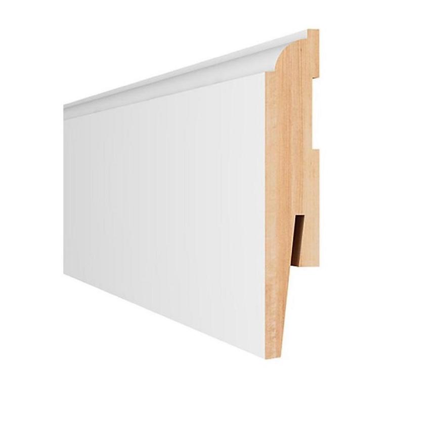 Dyhovaná lišta LO10 15x90x2400 mm biela frez