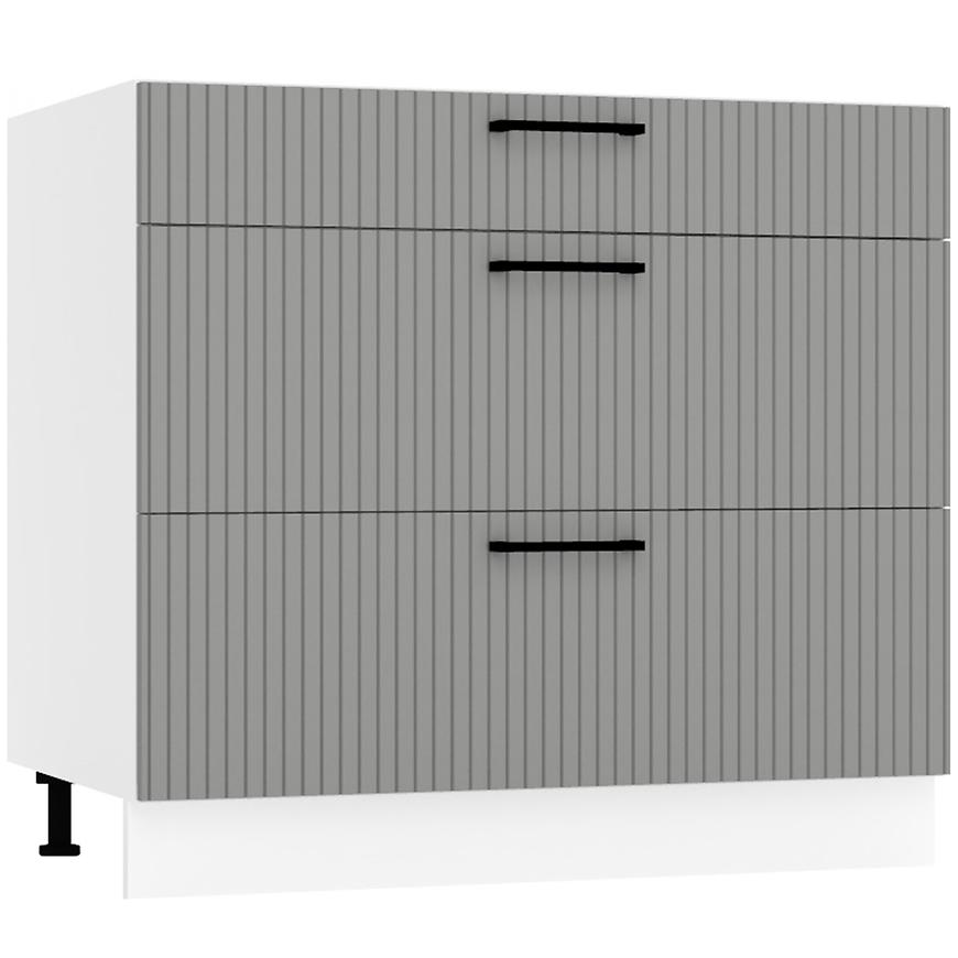 Skrinka do kuchyne Kate d90pc s/3 šedá mat