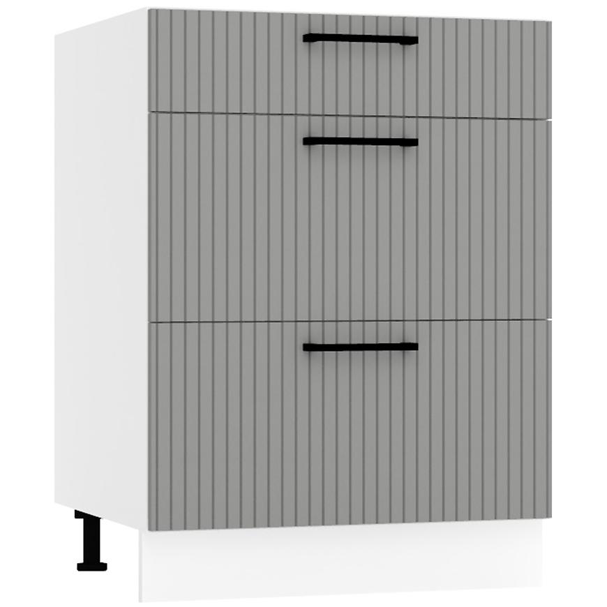 Skrinka do kuchyne Kate d60s/3 šedá mat