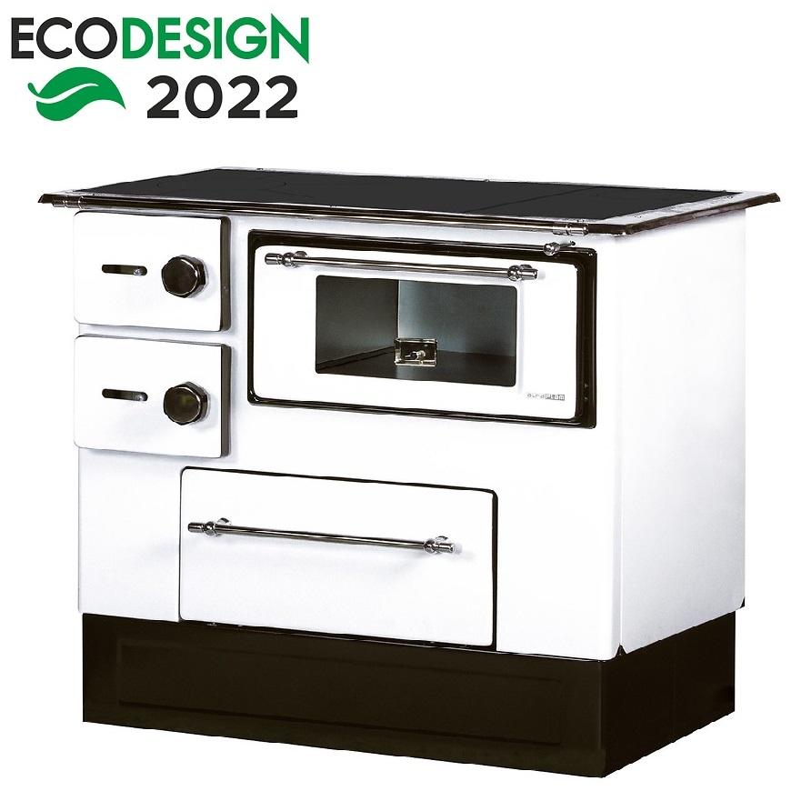 Kuchynská kachle Regular 46 Eco biela 8 kW práva