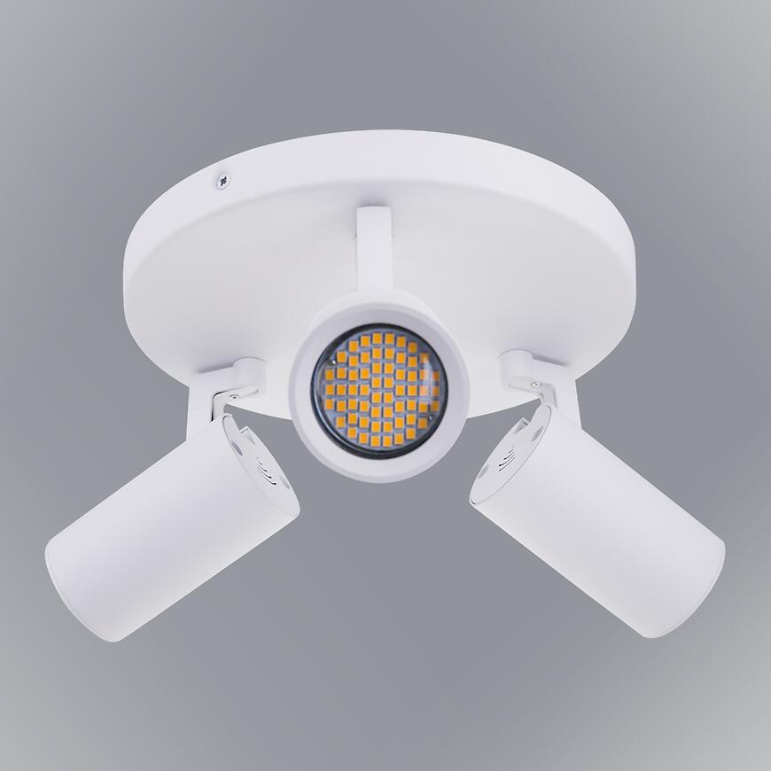 Stropné bodové svietidlo Grey biele VO2106 PL3