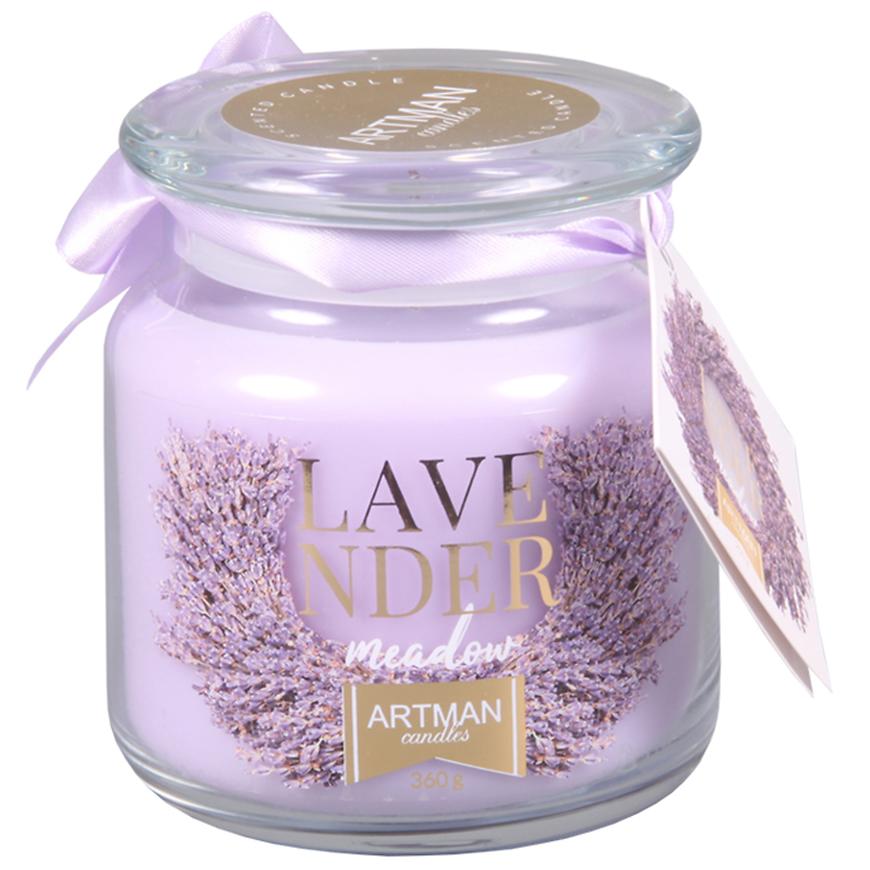 E-shop Vonná sviečka v skle Lavender 360 g