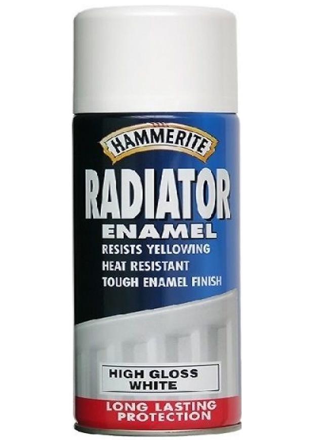 E-shop HAMMERITE Sprej na radiátor hladký biely 400 ml