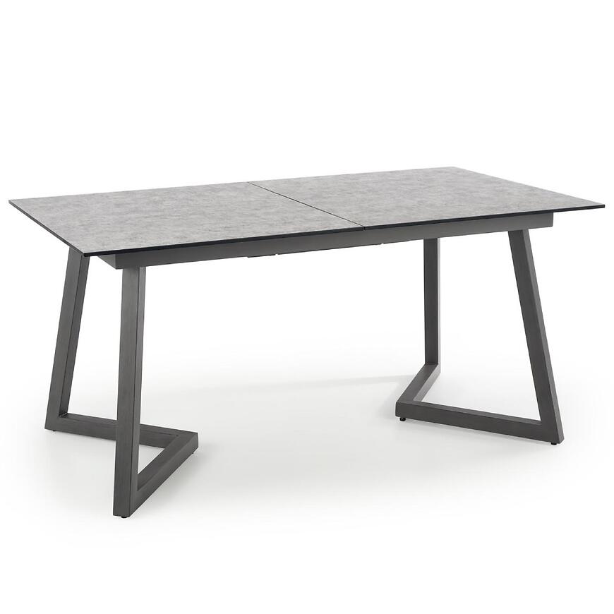 E-shop Rozkladací stôl Tiziano 160/210x90cm svetlá popolavá/tmavá popolavá