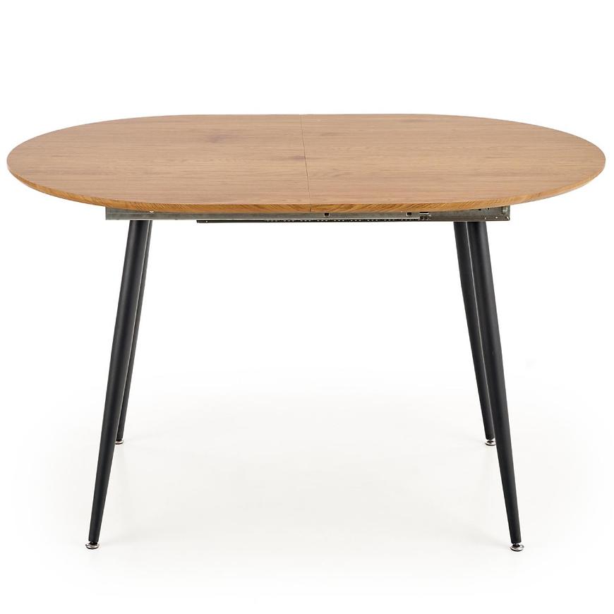 Rozkladací stôl Colorado 120/160x80cm Mdf/Oceľ – Dub Zlatá/Čierna