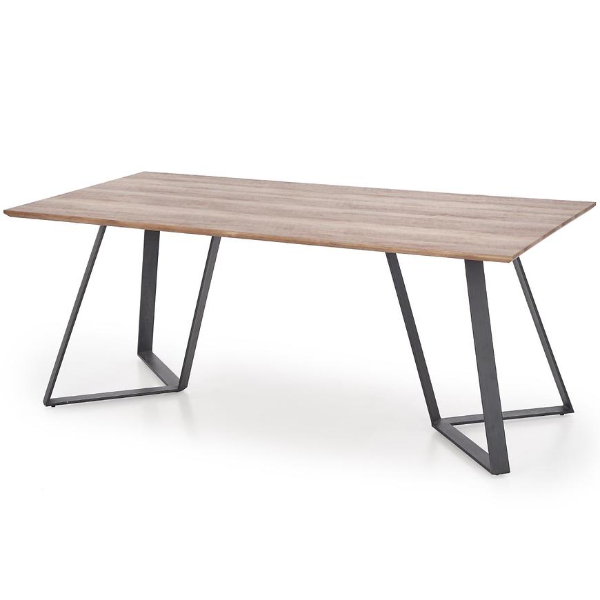 E-shop Stôl Calgary 180 Mdf/Oceľ – Orech Rustykalny/Čierna