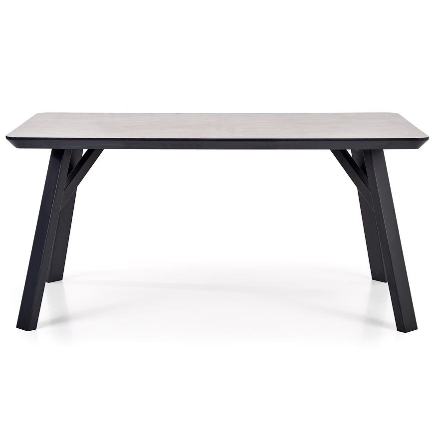 Stôl Halifax 160 Mdf/Oceľ – Beton/Čierna