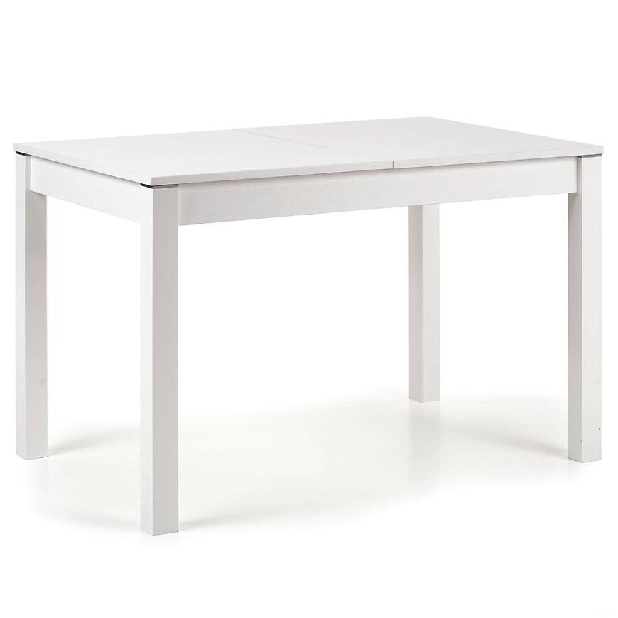 Rozkladací stôl Maurycy 118/158x75cm doska/ABS/MDF – Biely