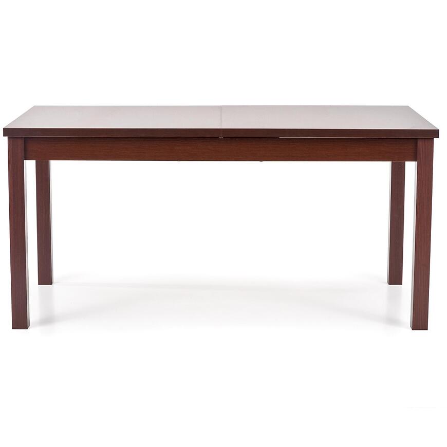 E-shop Rozkladací stôl Maurycy 118/158x75cm doska/ABS/MDF – Tmavé Orech