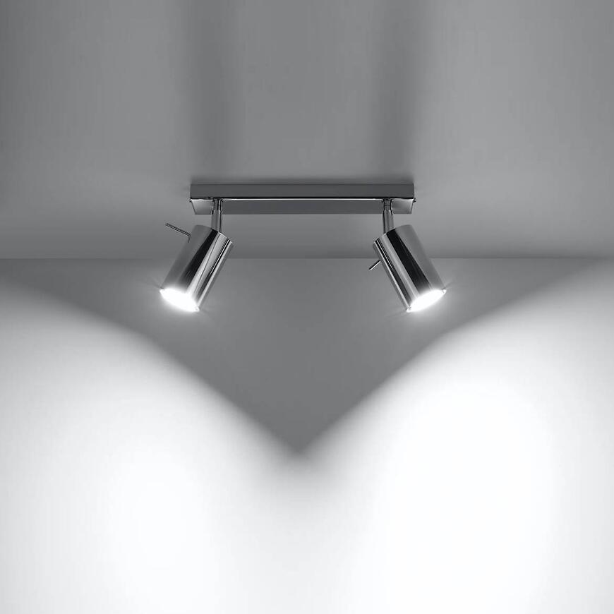 Stropné bodové svietidlo Oregon 2 A-0728 chróm