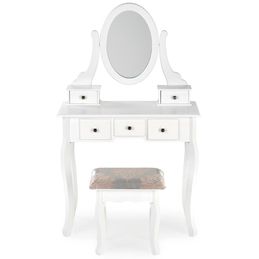 Toaletný stolík Sara biela mat