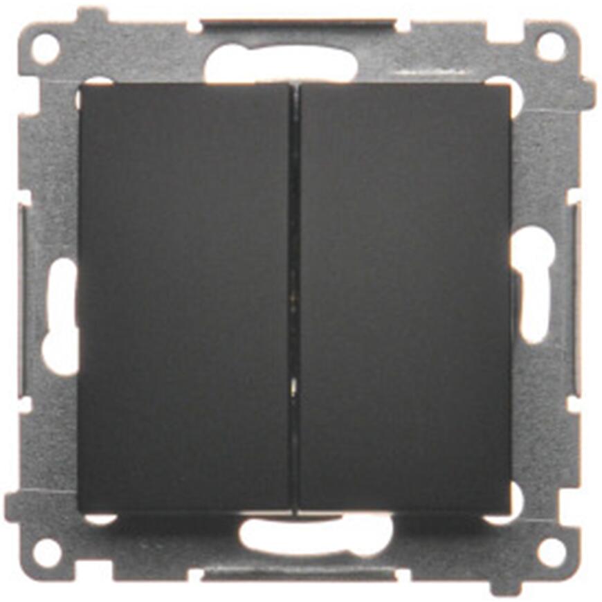 Vypínač Simon54 Čierna