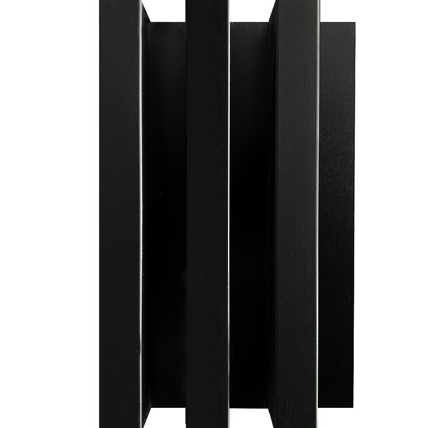 Dekoračný lamelový panel MDF/HDF čierny mat 41x190x2750