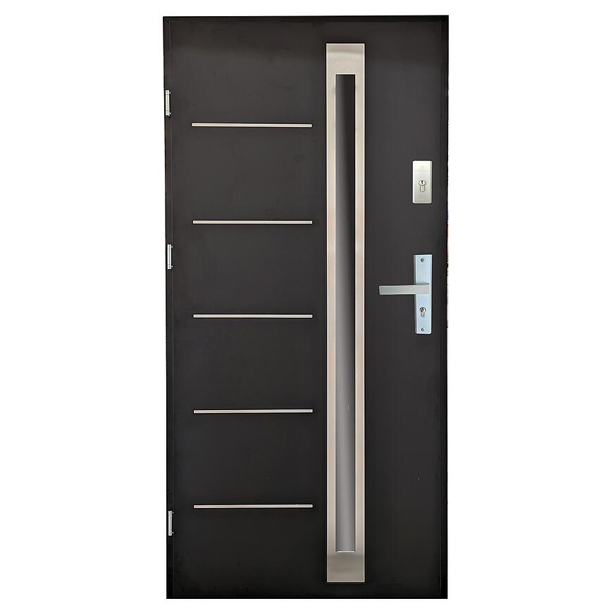 Dvere vchodové Cordoba 90Ľ čierne