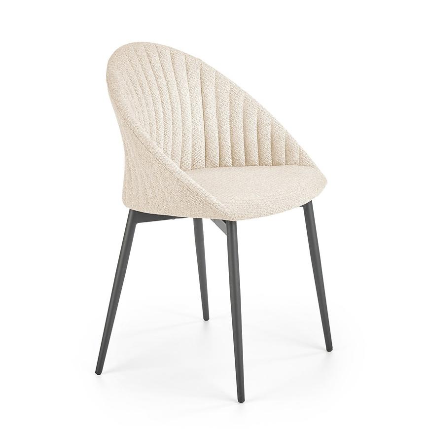 E-shop Stolička K357 tkanina/kov béž 53x50x80