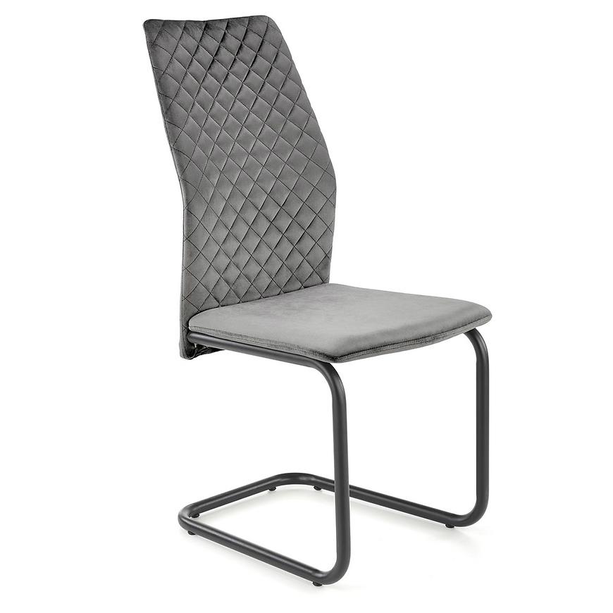E-shop Stolička K444 tkanina/kov popol 44x54x97