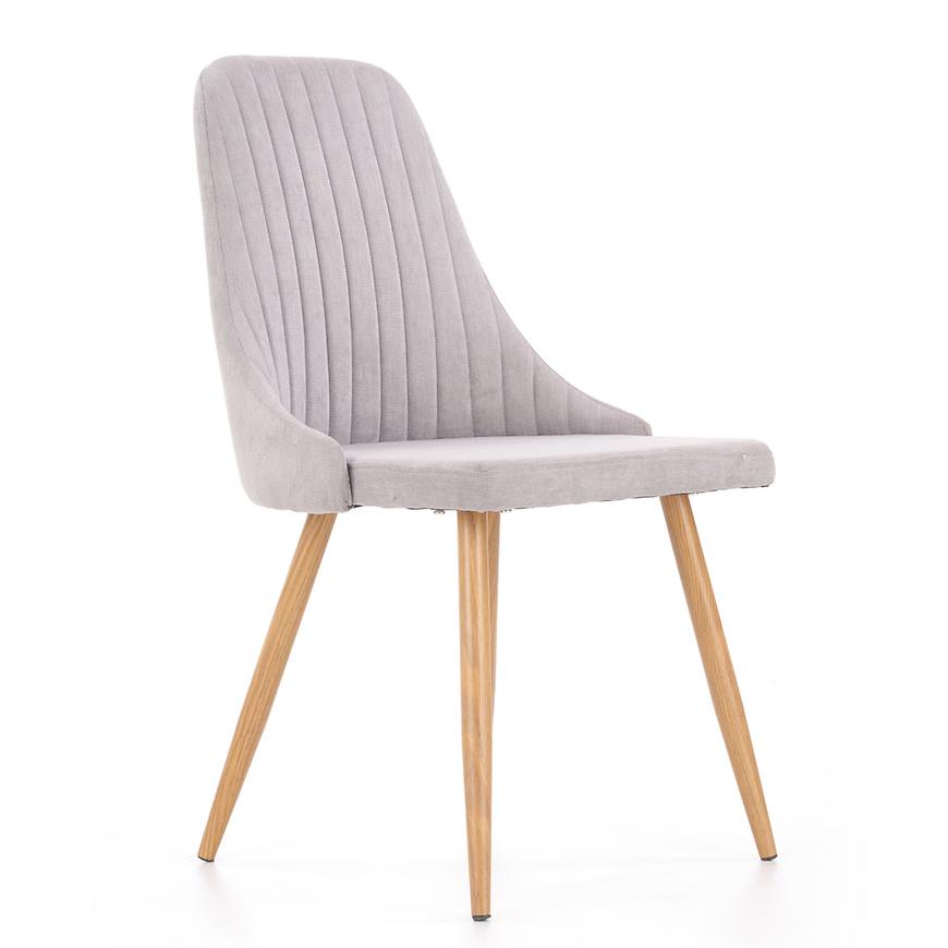 E-shop Stolička K285 tkanina/kov svetlý popol 56x49x91