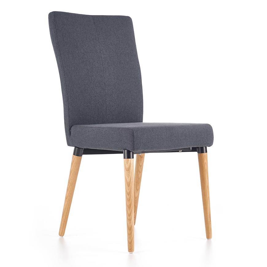 E-shop Stolička K273 tkanina/drevo tmavý popol 45x60x95