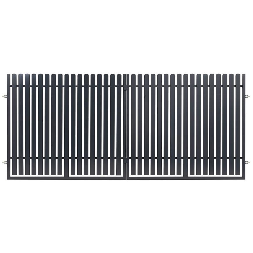 E-shop Dvojkrídlová brána Mia 400x150 cm pozink RAL 7016