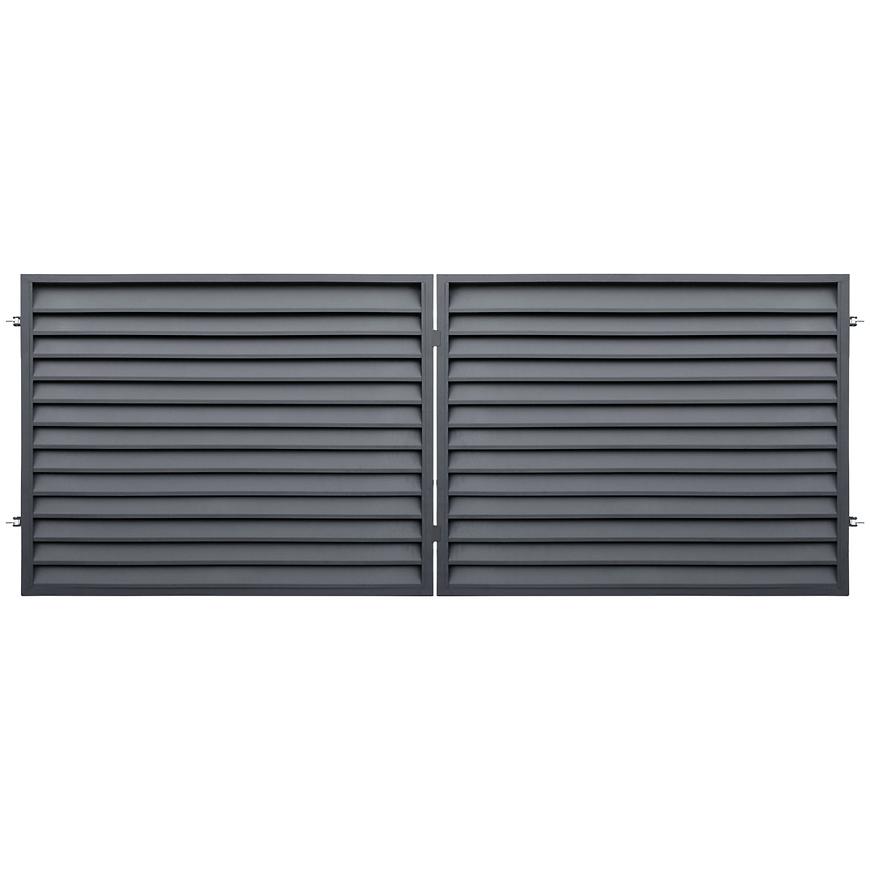 E-shop Dvojkrídlová brána Vesela 350x150 cm pozink RAL 7016