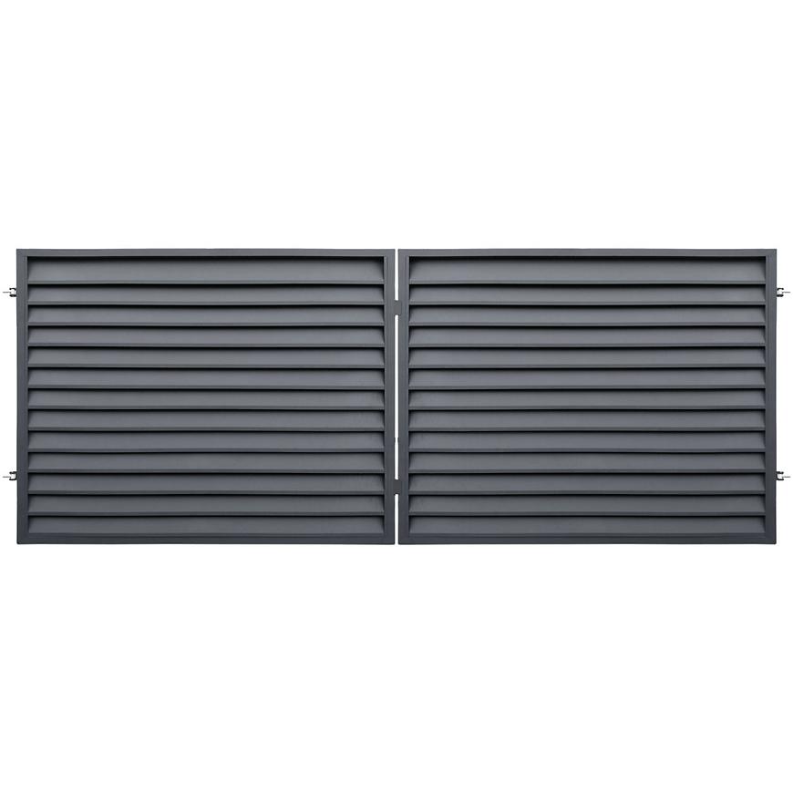 E-shop Dvojkrídlová brána Vesela 400x150 cm pozink RAL 7016