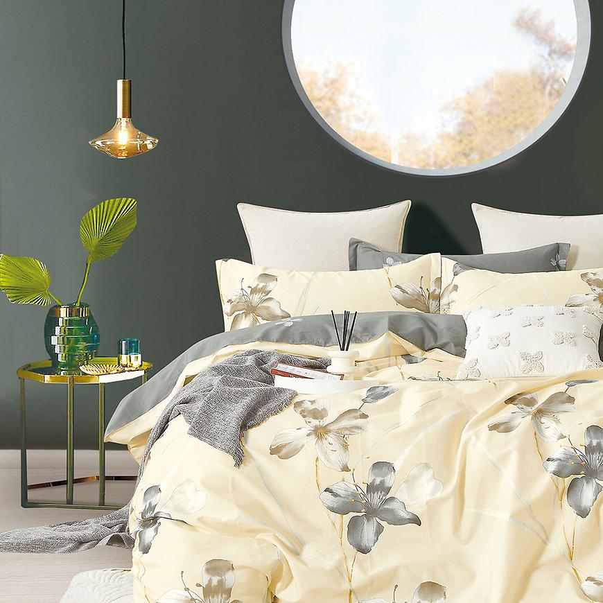Bavlnená saténová posteľná bielizeň ALBS-01329B 140x200 cm Lasher