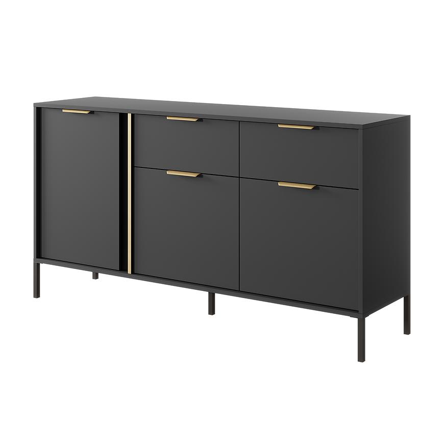 Komoda LARS 153 3D2S Antracit