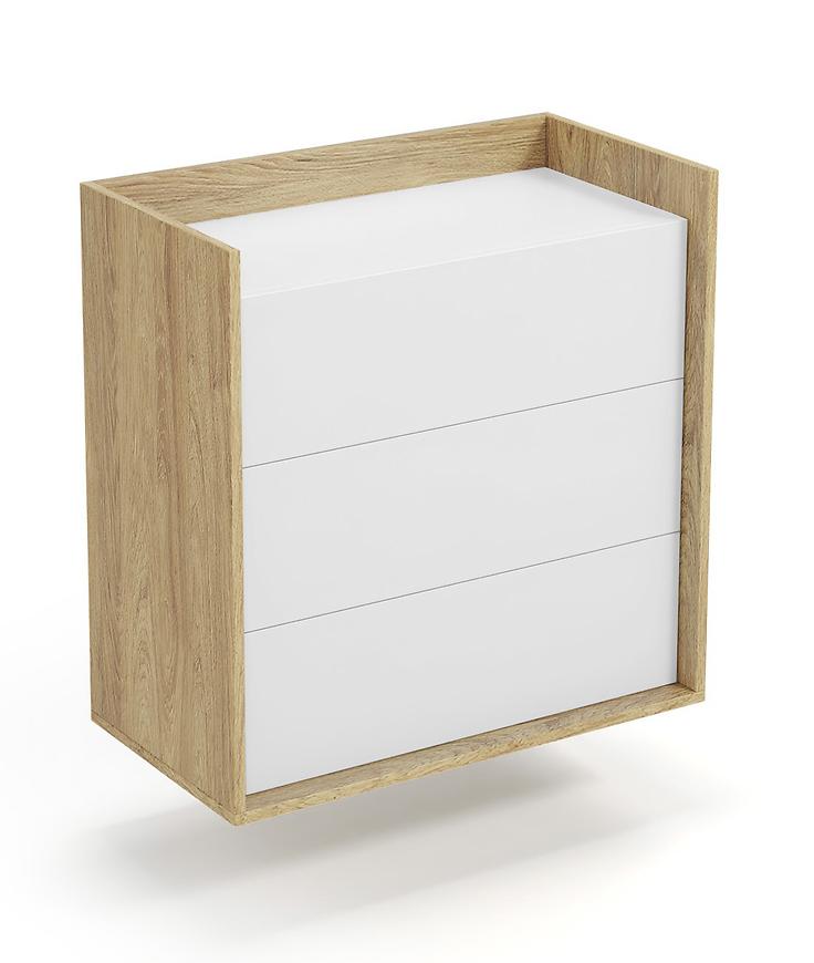 E-shop Skrinka Mobius 3s hikora/alpská biela