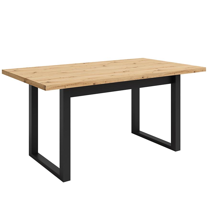 Stôl Max Dub Artisan / Čierna Mat 160x90
