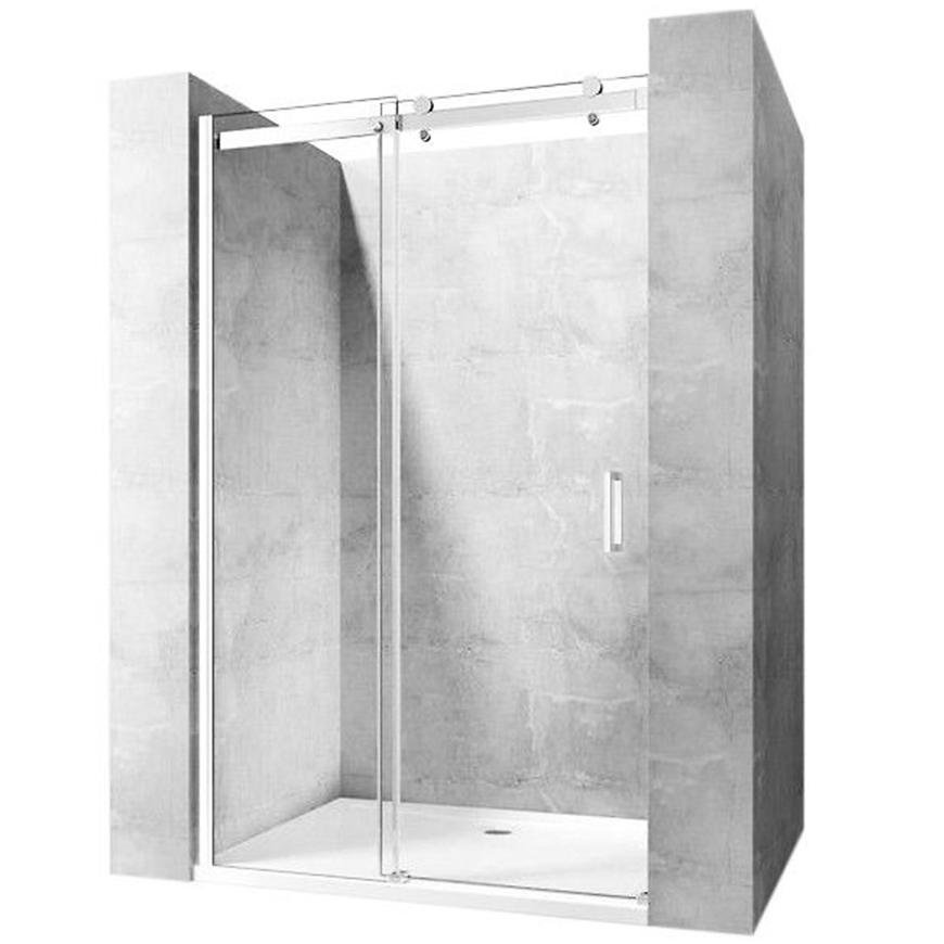 Sprchové dvere chróm Nixon-2 100x190 ľavé chróm Rea K5012