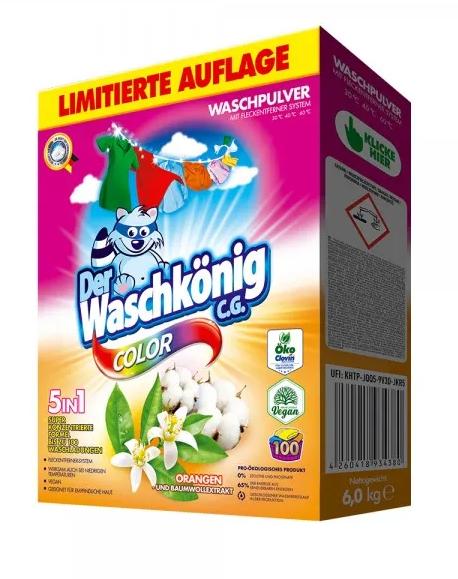 E-shop Waschkönig prací prášok color orangen 6kg - 100 praní