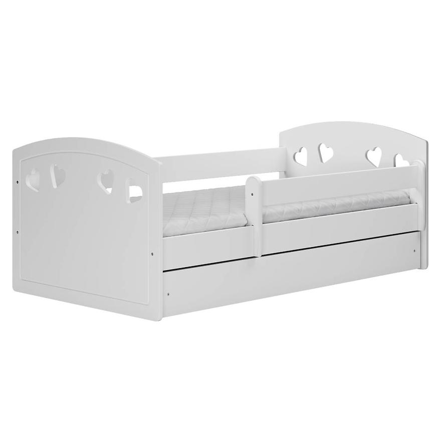 Detská posteľ Julia +SZ+M biely 80x180